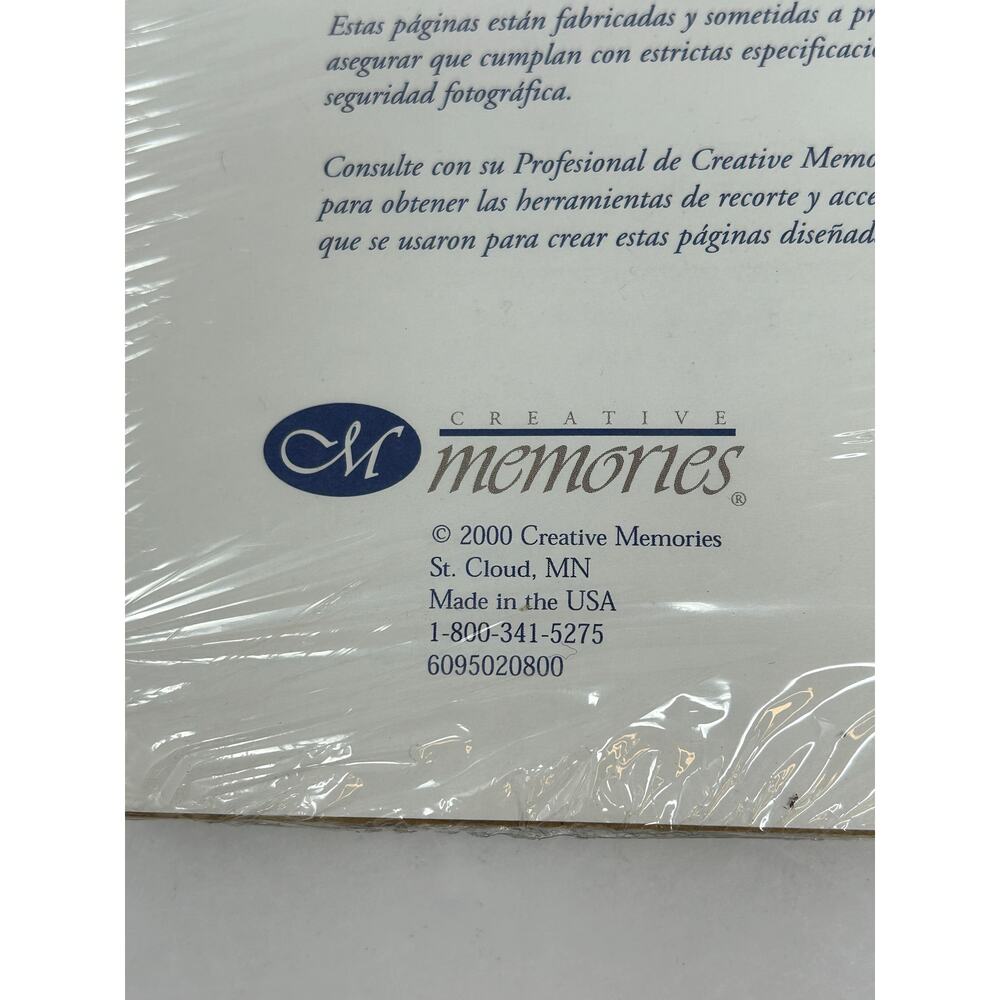 Lot 4 Creative Memories NIP Black Scrapbook Pages 8 1/2X11 Refills Scrapbooking - Picture 5 of 9